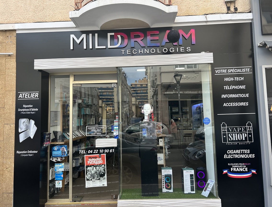 Boutique Milddream Technologies 06220 à Vallauris 06220