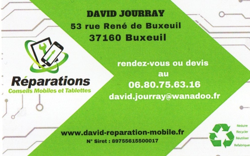 Boutique David Réparations 37160 à Buxeuil 37160